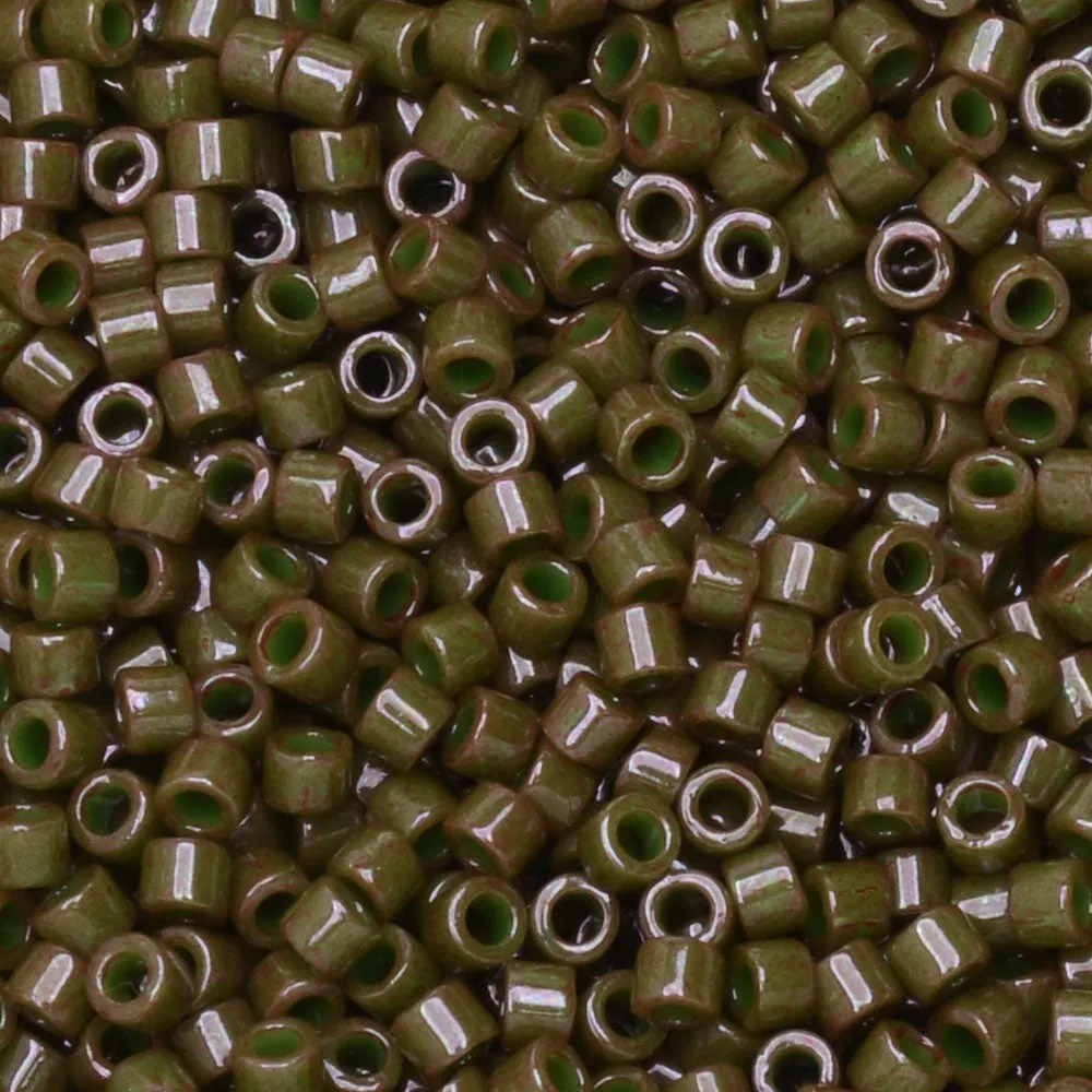 Miyuki Opaque Olive 11/0 Seed Beads (2.5 Tube)