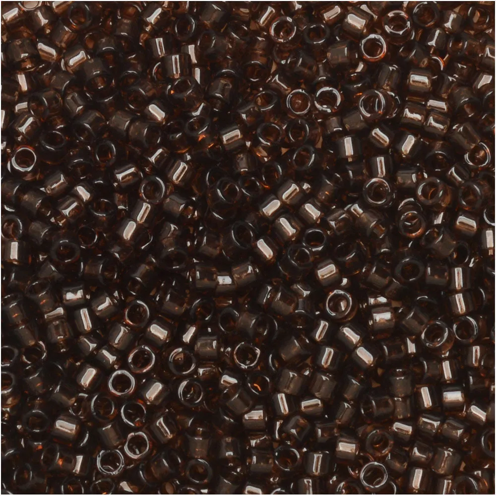 Miyuki Delica Seed Beads 11/0 #715 Transparent Taupe 2.5 Tube