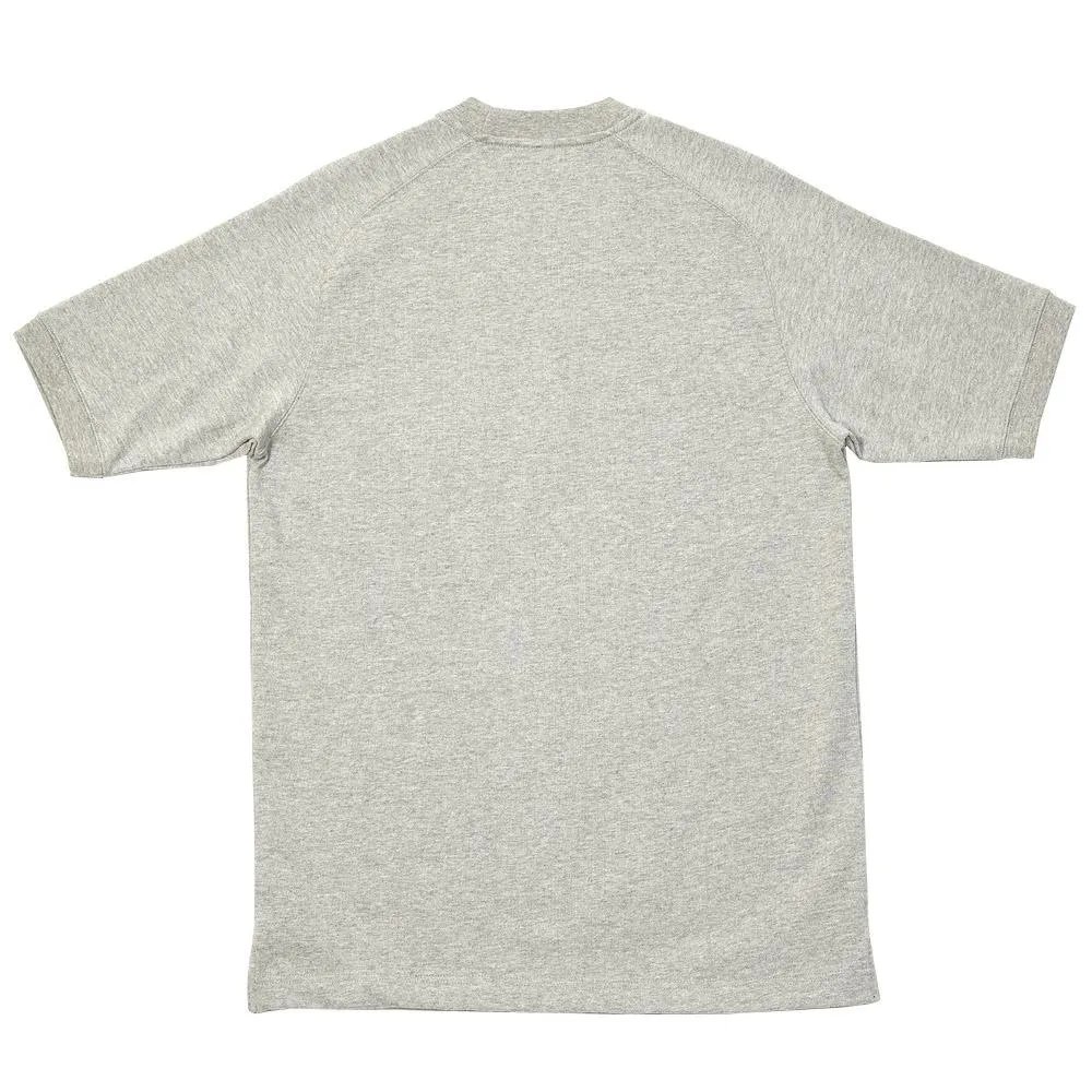 Mt. Rainier Design Knitted Pocket Tee in Grey