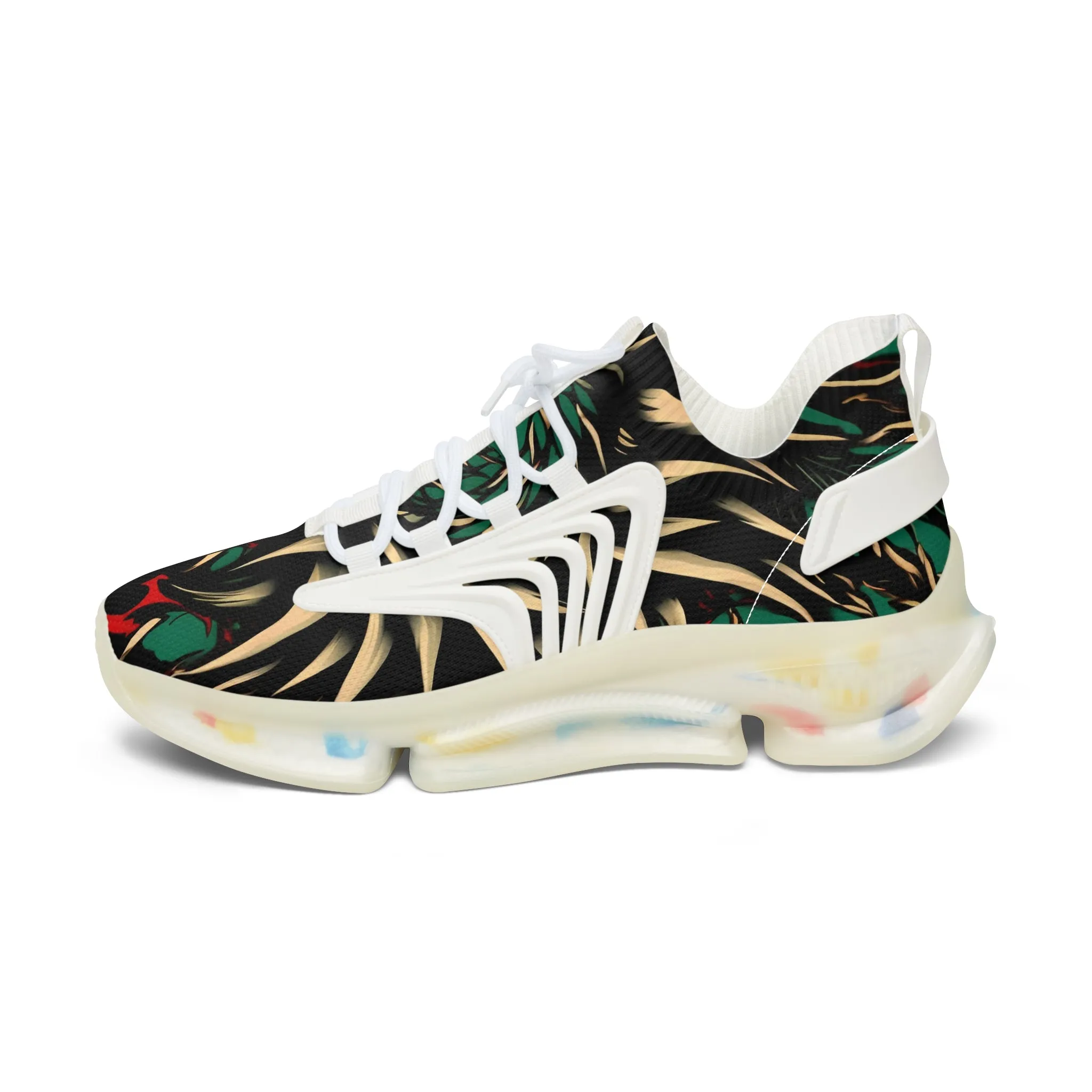 Multicolored Print Women's Mesh Sneakers - Stylish Look TB-000005