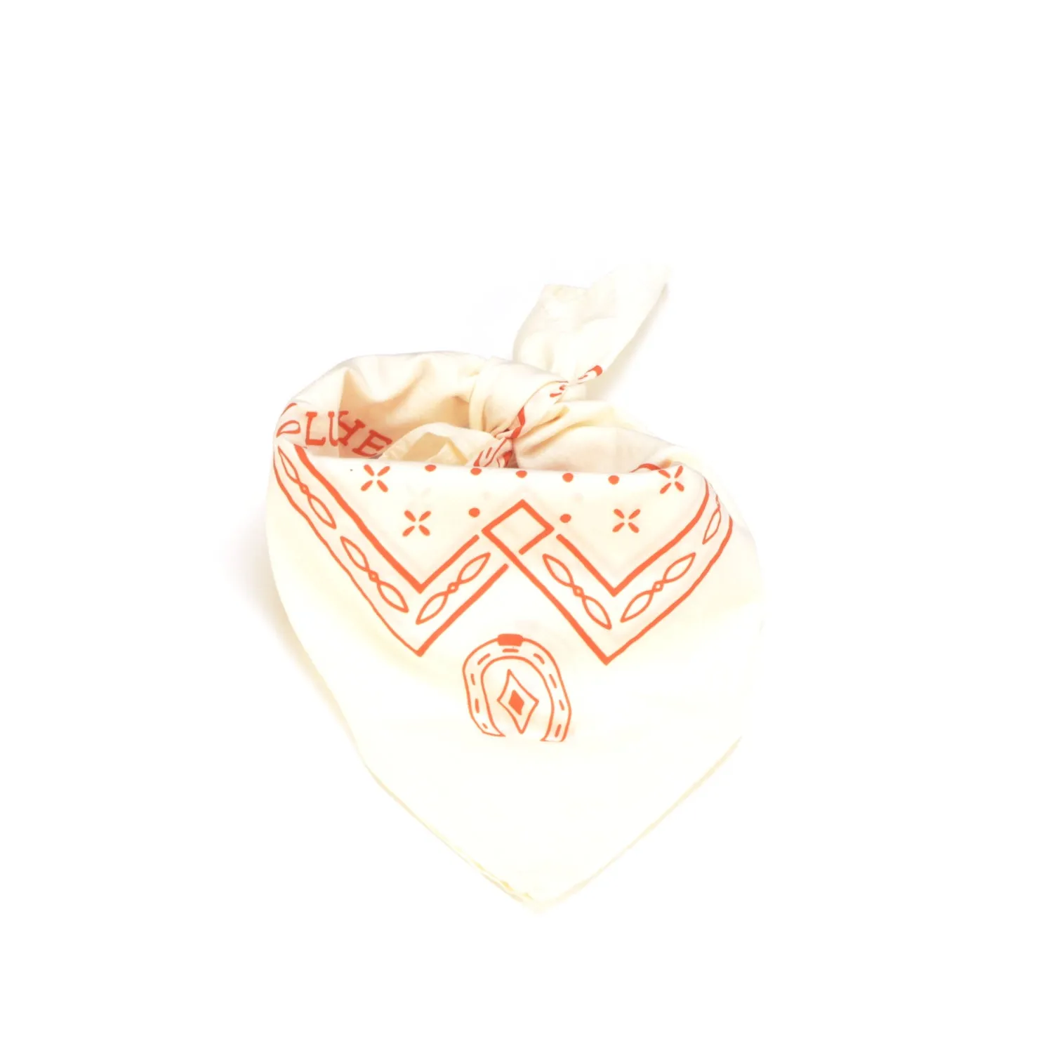 Western Bandana Natural Orange