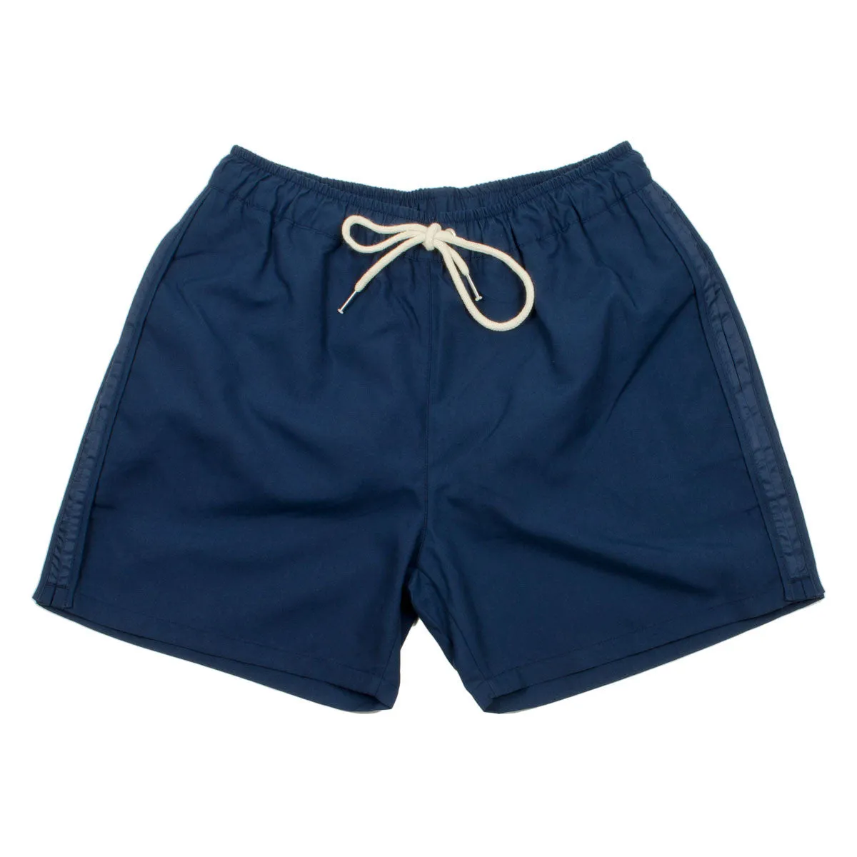 Navy William Swim Shorts by Soulland