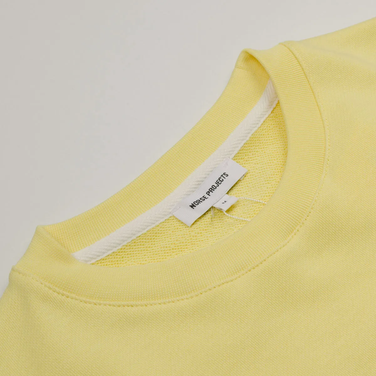 Norse Projects Light Yellow Vagn Classic Sweatshirt