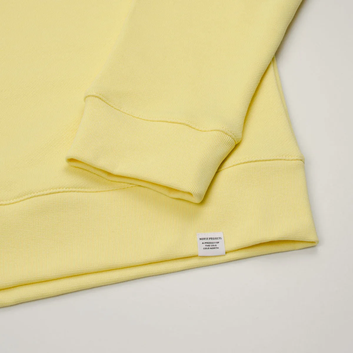 Norse Projects Light Yellow Vagn Classic Sweatshirt