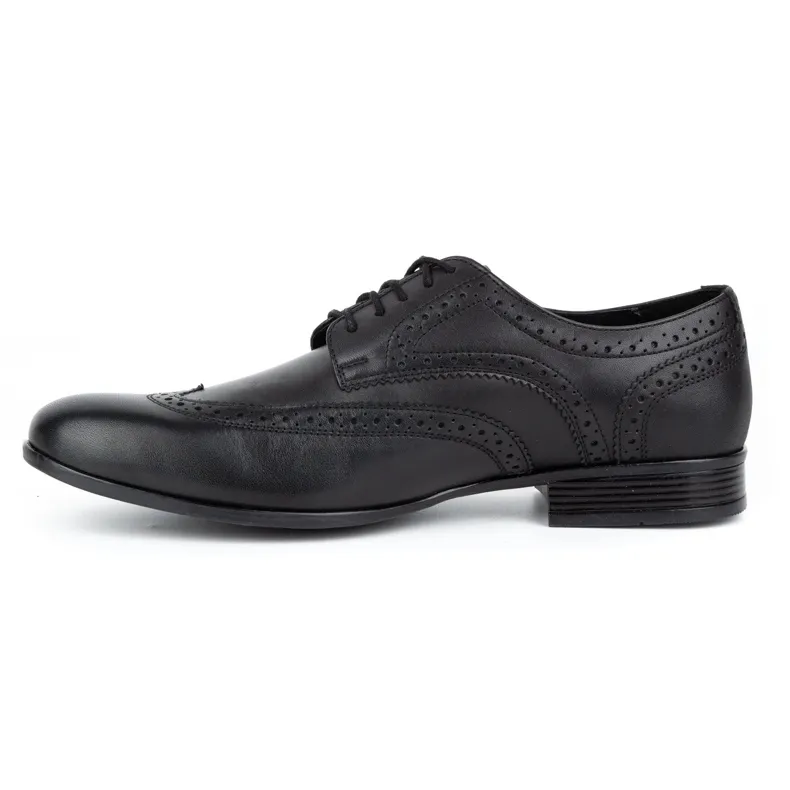 Olivier Black Brogues Men's Formal Shoes.