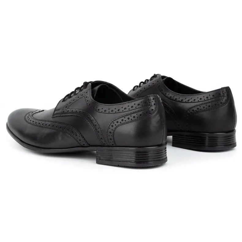 Olivier Black Brogues Men's Formal Shoes.