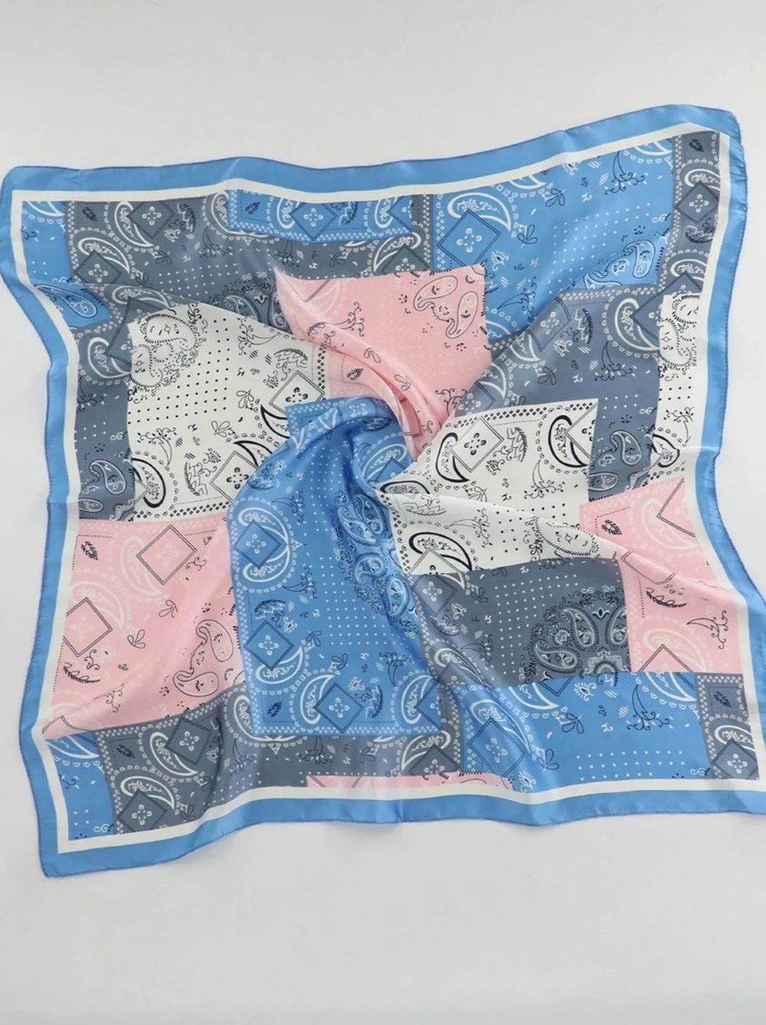 Paisley silk bandana