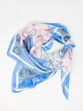 Paisley silk bandana