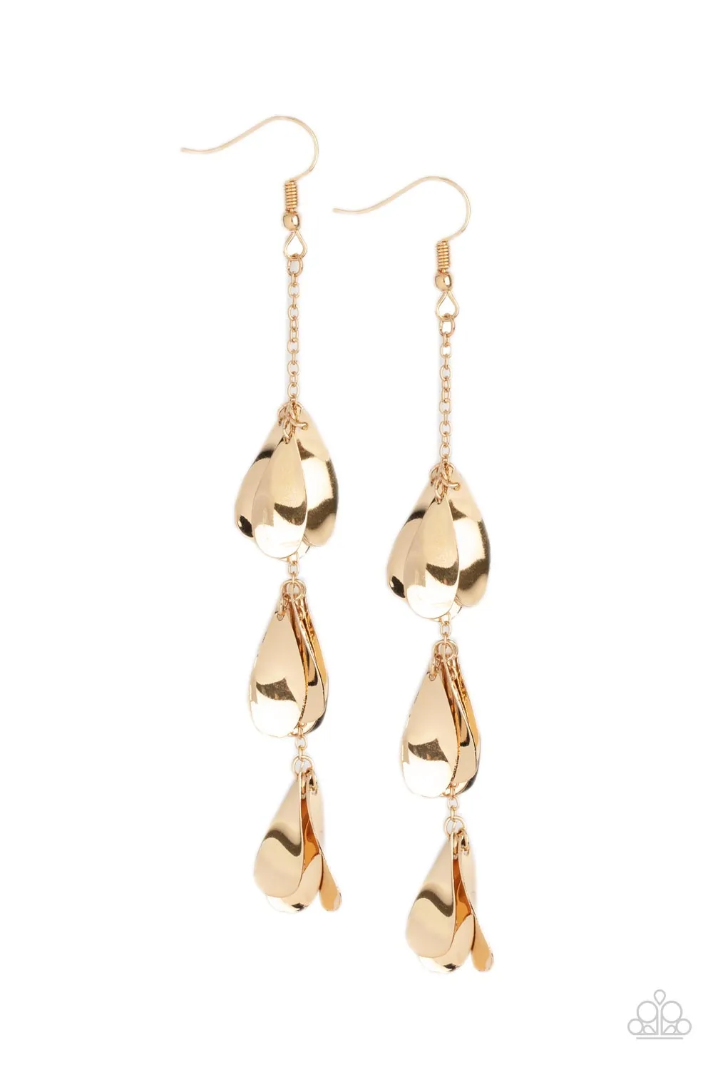 Gold Arrival CHIME Paparazzi Earrings