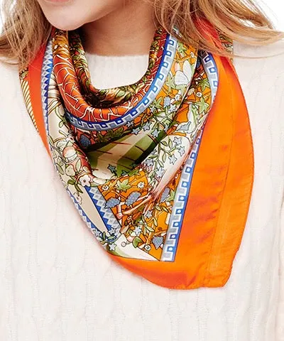 Patterned Silky Scarf Bandanas for All Styles