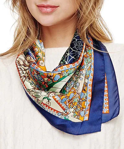 Patterned Silky Scarf Bandanas for All Styles