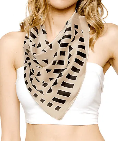 Patterned Silky Scarf Bandanas for All Styles