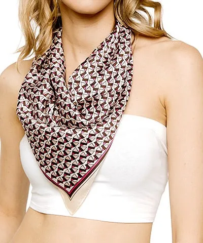 Patterned Silky Scarf Bandanas for All Styles