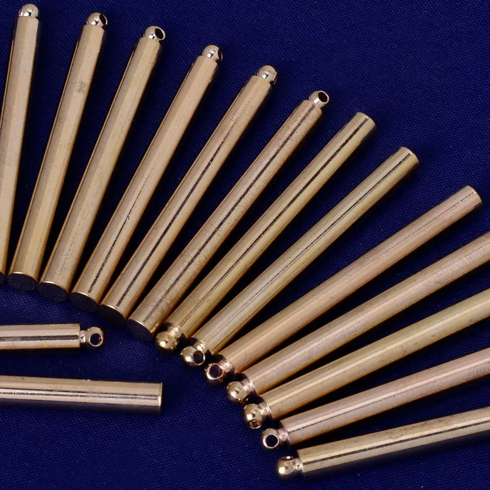 Personalized Brass Tube Stamping Blanks 20pcs