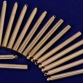 Personalized Brass Tube Stamping Blanks 20pcs