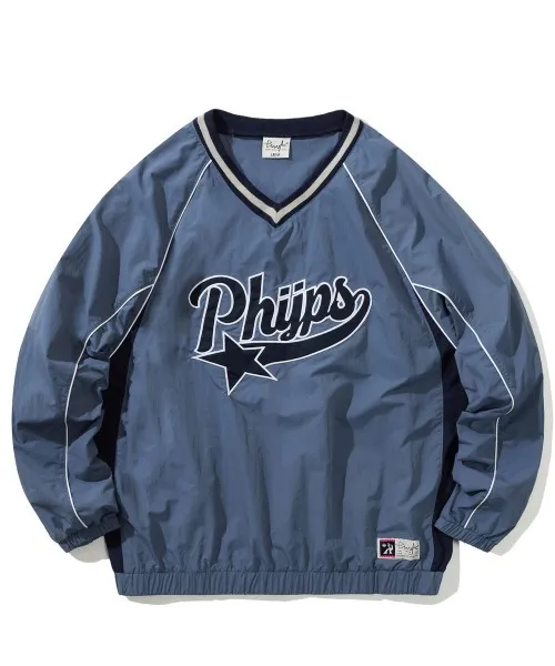 Phyps Department Street Style Long Sleeves Logo Tops