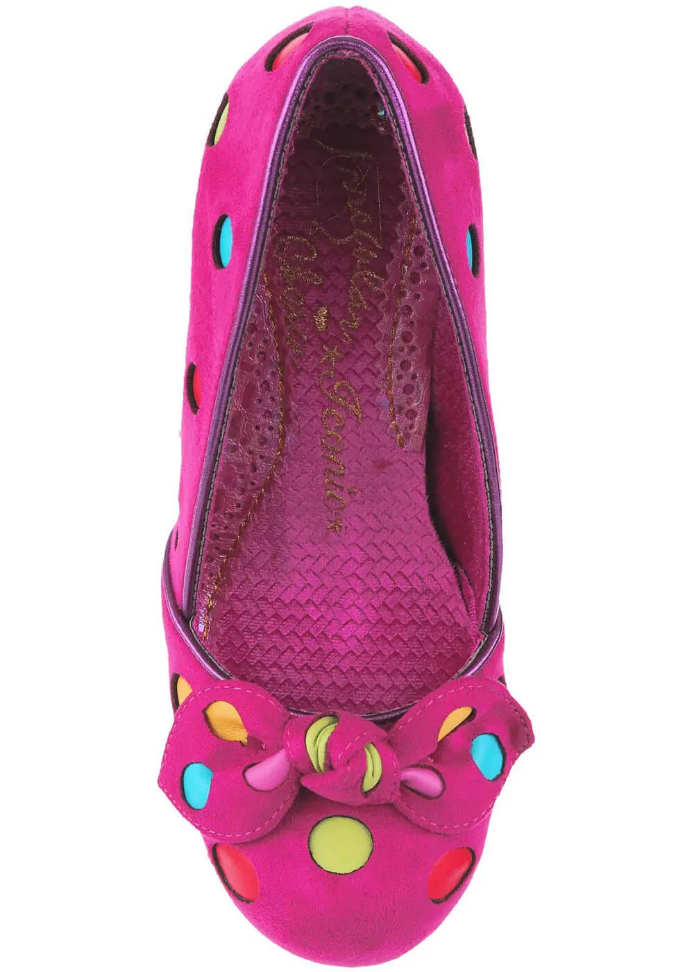 Pink Polkadot 50's Pumps by Irregular Choice