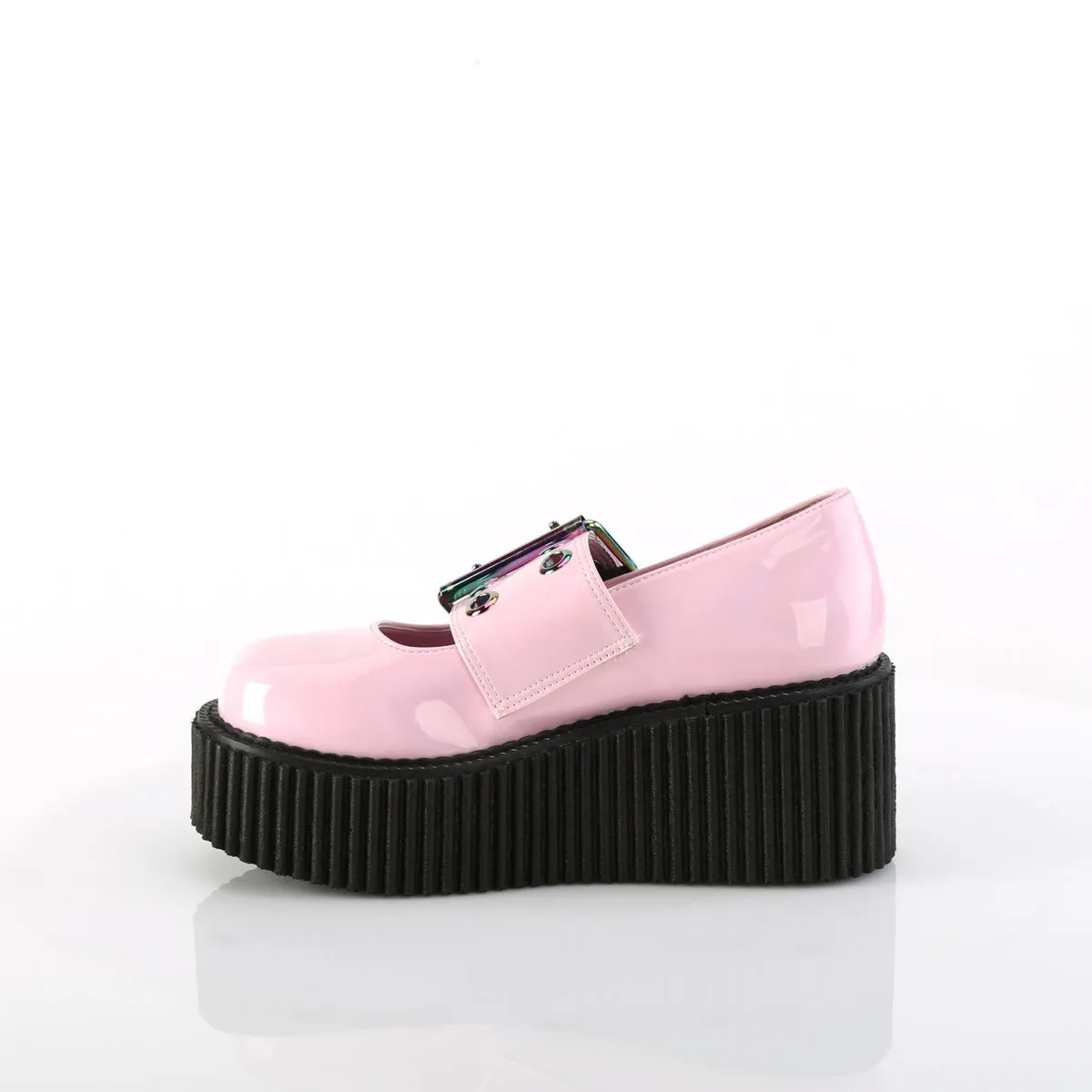 Baby Pink Patent CREEPER-230 3 Platform