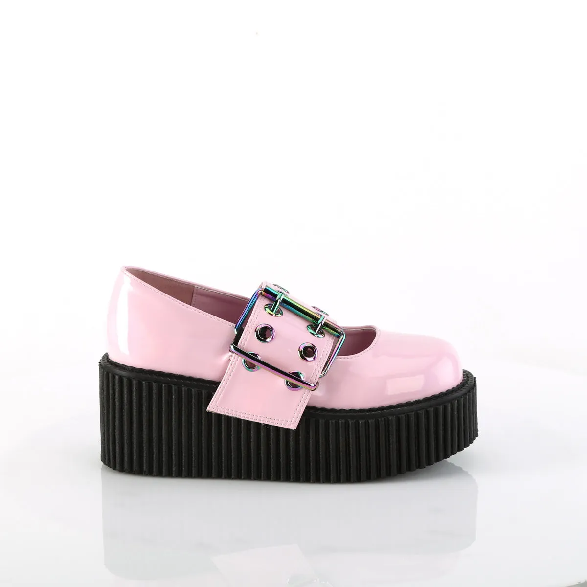 Baby Pink Patent CREEPER-230 3 Platform