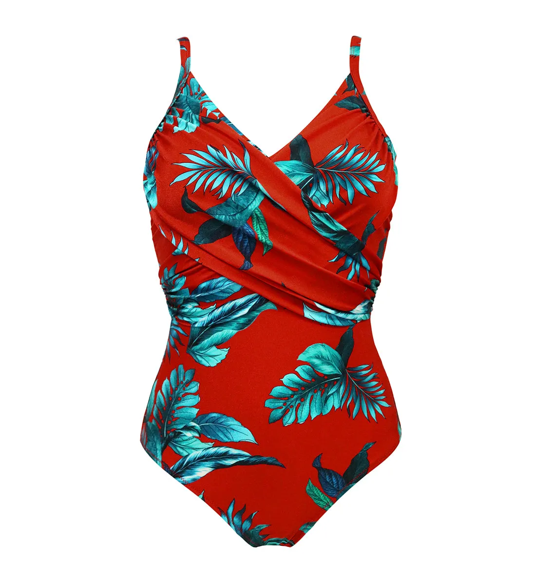 Red Control Swimsuit (17506) by Pour Moi Paradiso