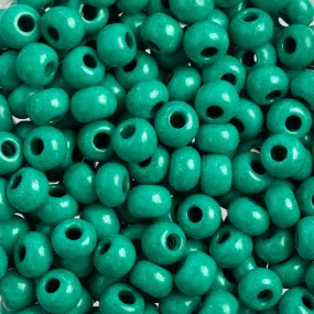 Dark Green Czech Glass Seed Bead