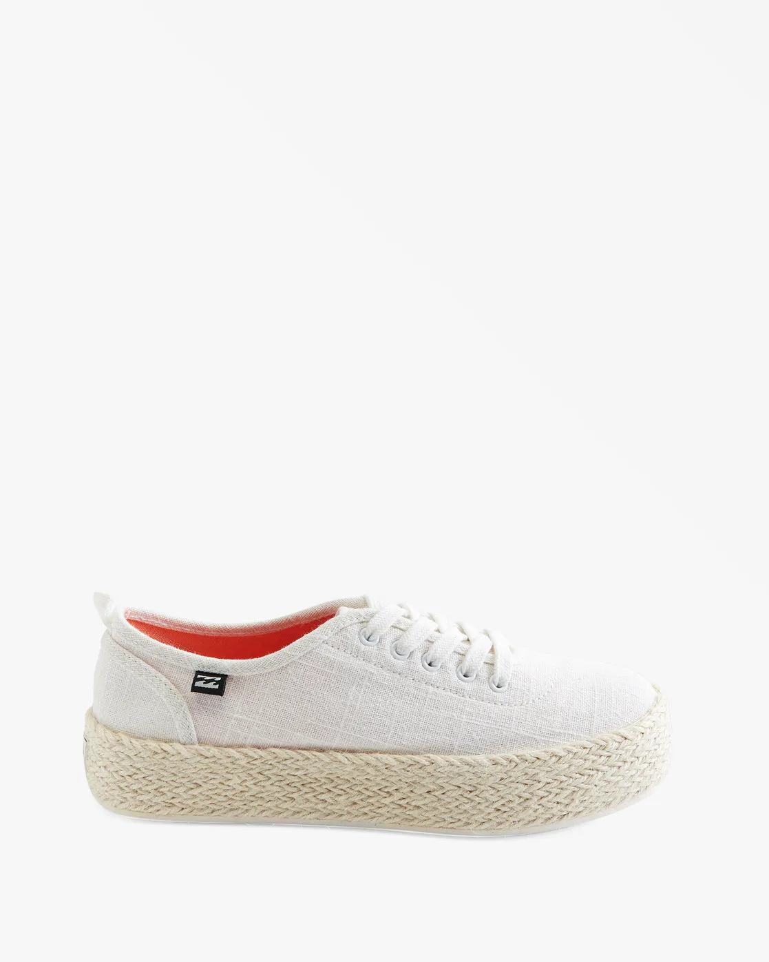 White Puebla Canvas Platform Shoes