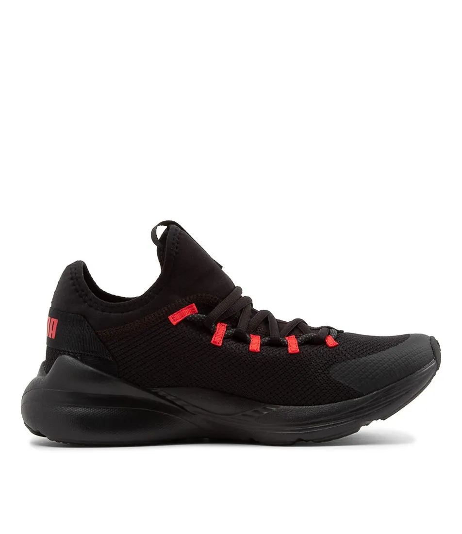 PUMA Black Red Mesh Cell Vive Alt Sneakers