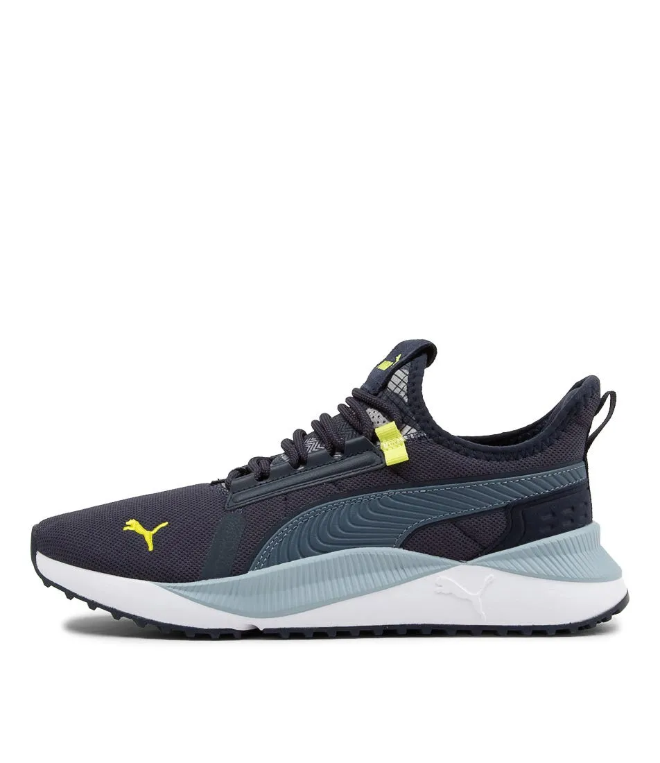 PUMA Pacer Night Sky Lime Mesh Sneakers