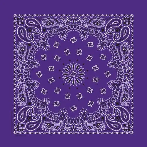 Purple Bandana