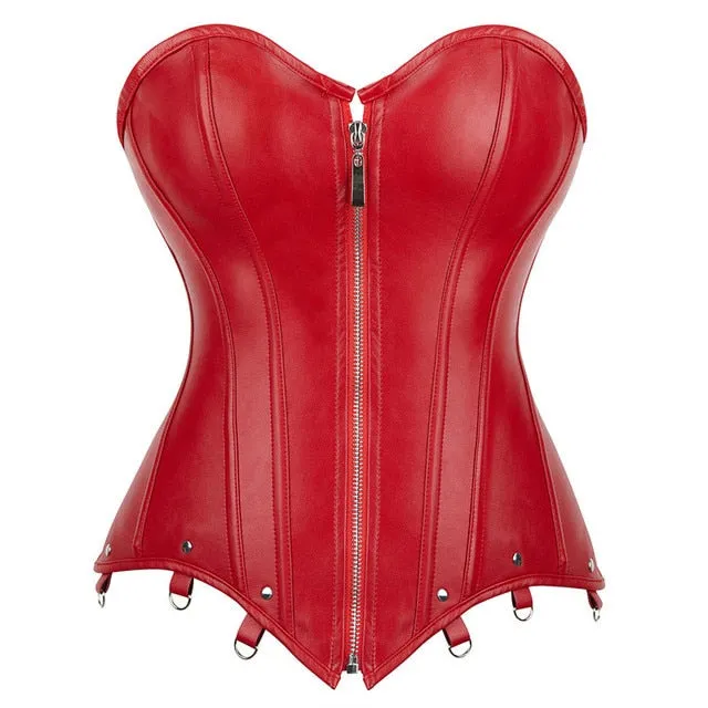 Glittering Red Corset Top