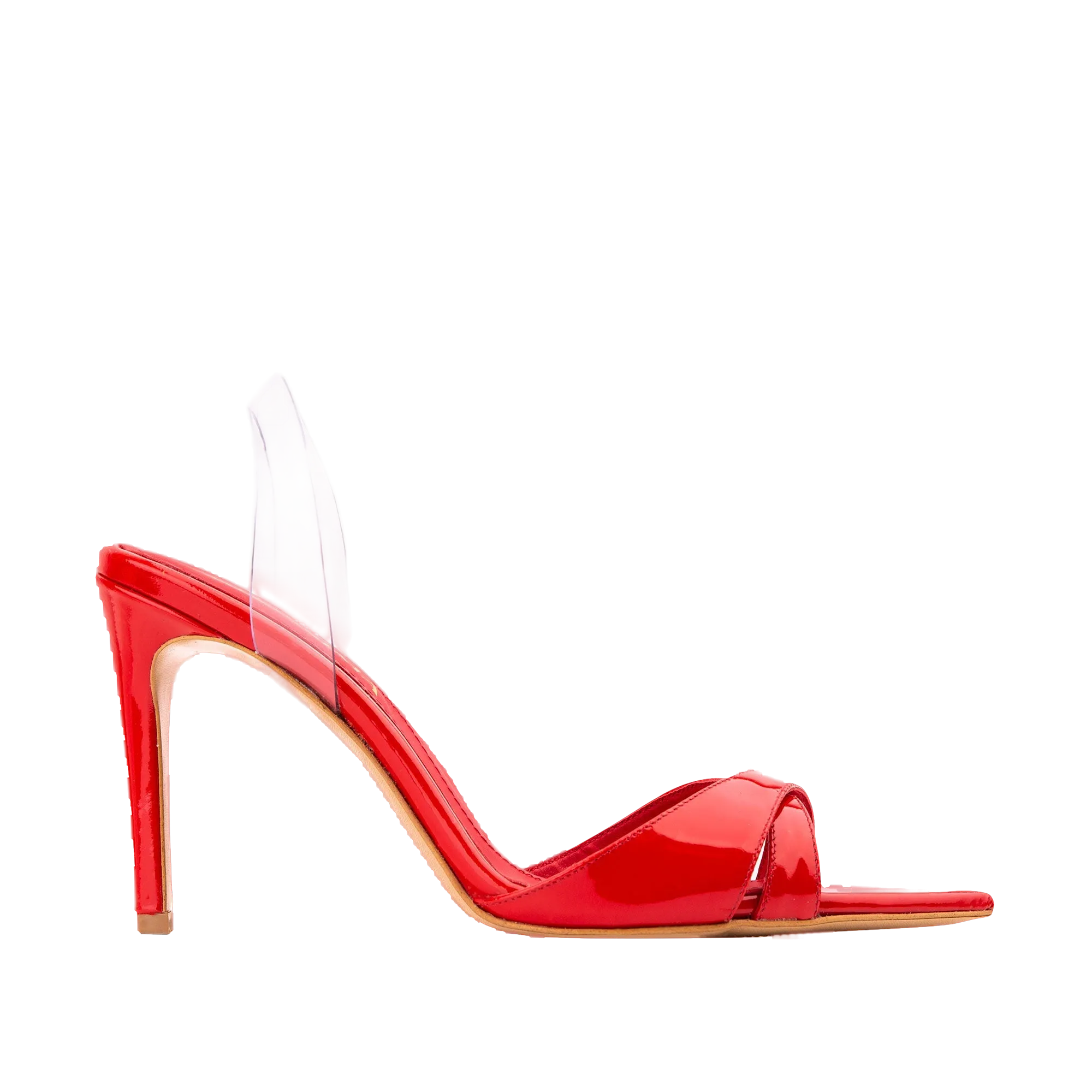 Thea Bloody Red Patent Leather Sandals