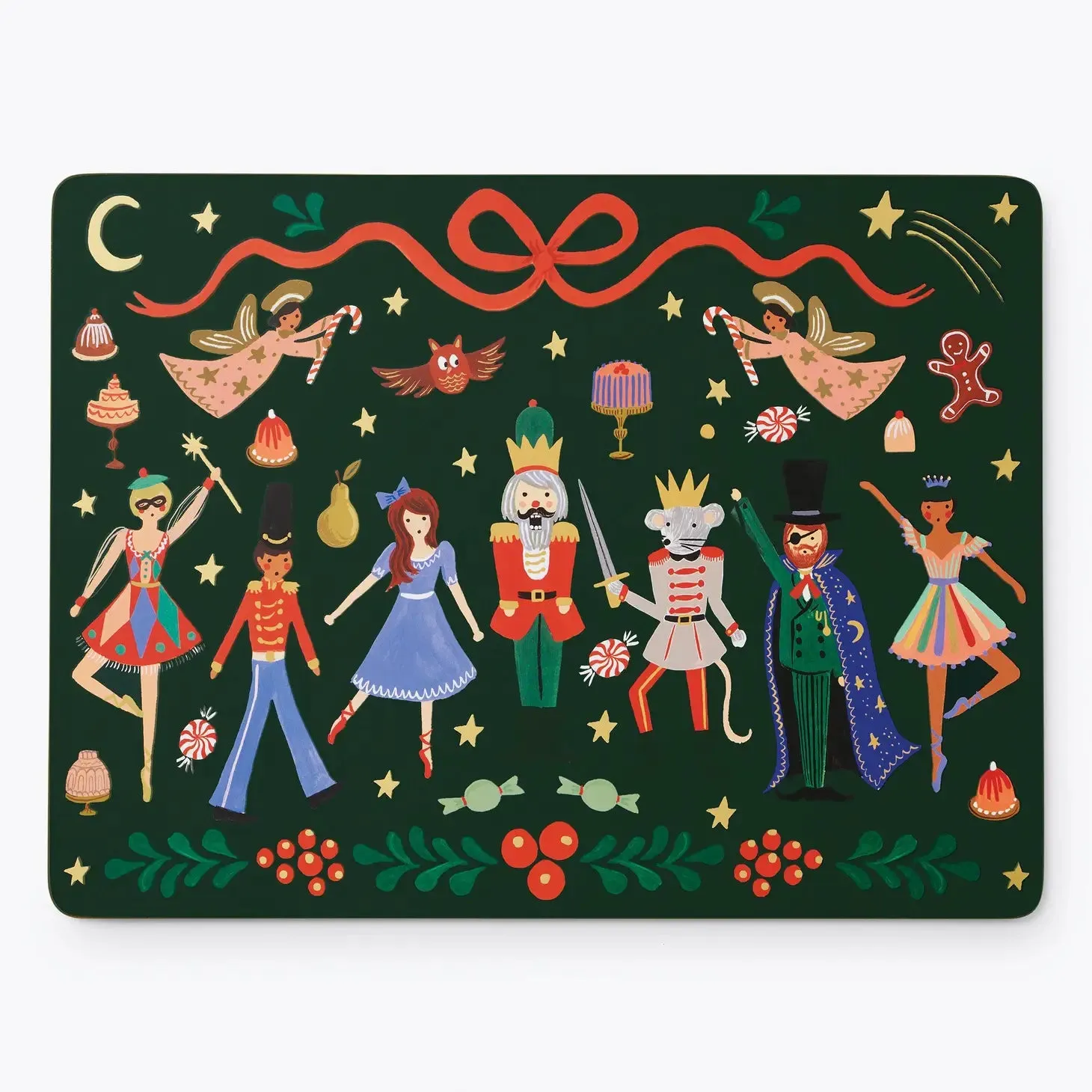 Rifle Paper Co. Nutcracker Cork Placemats