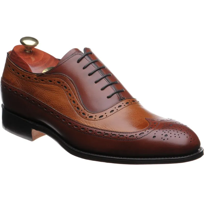 Rochester Wingtip Brogues in Two Tones