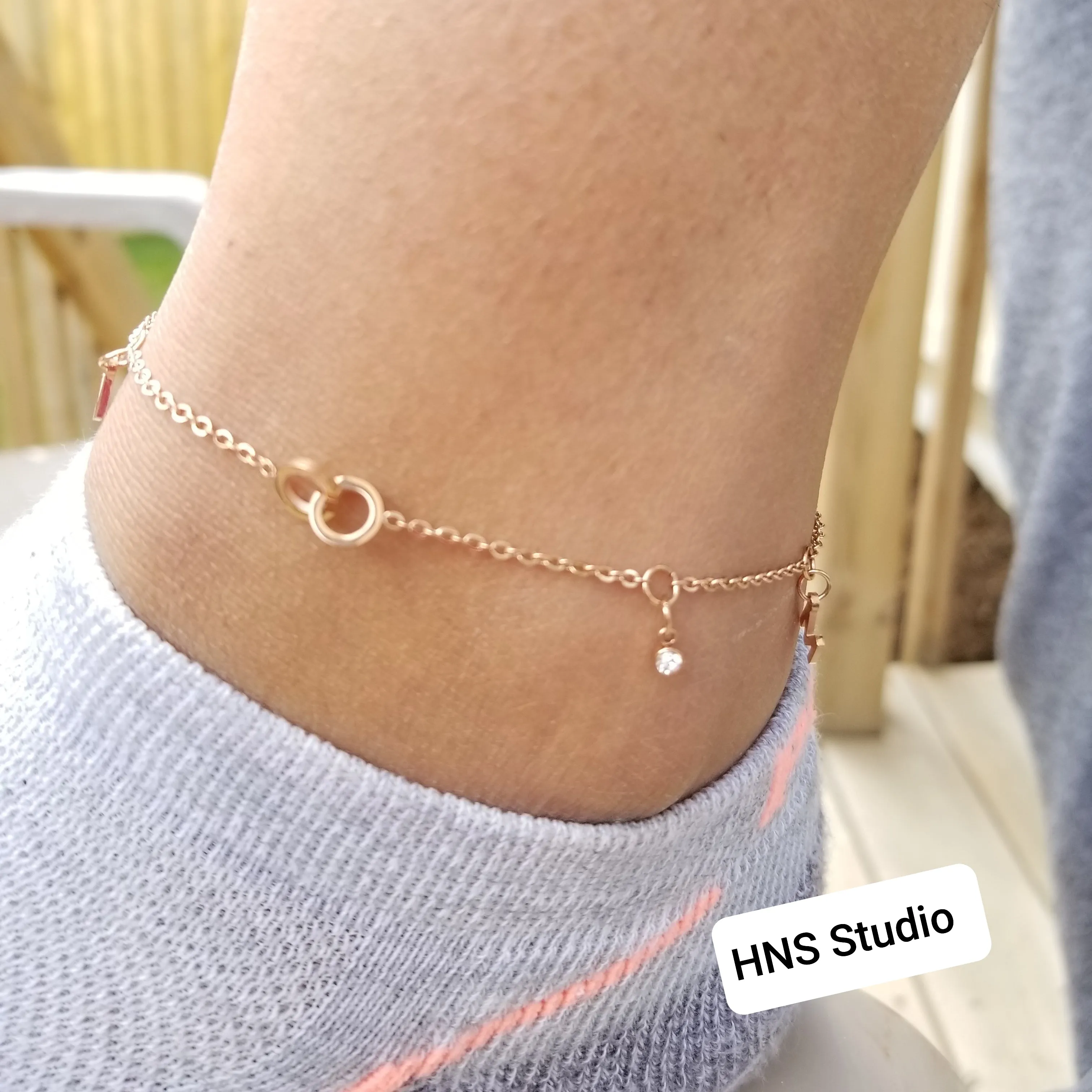 Rose Gold Ankle Chain