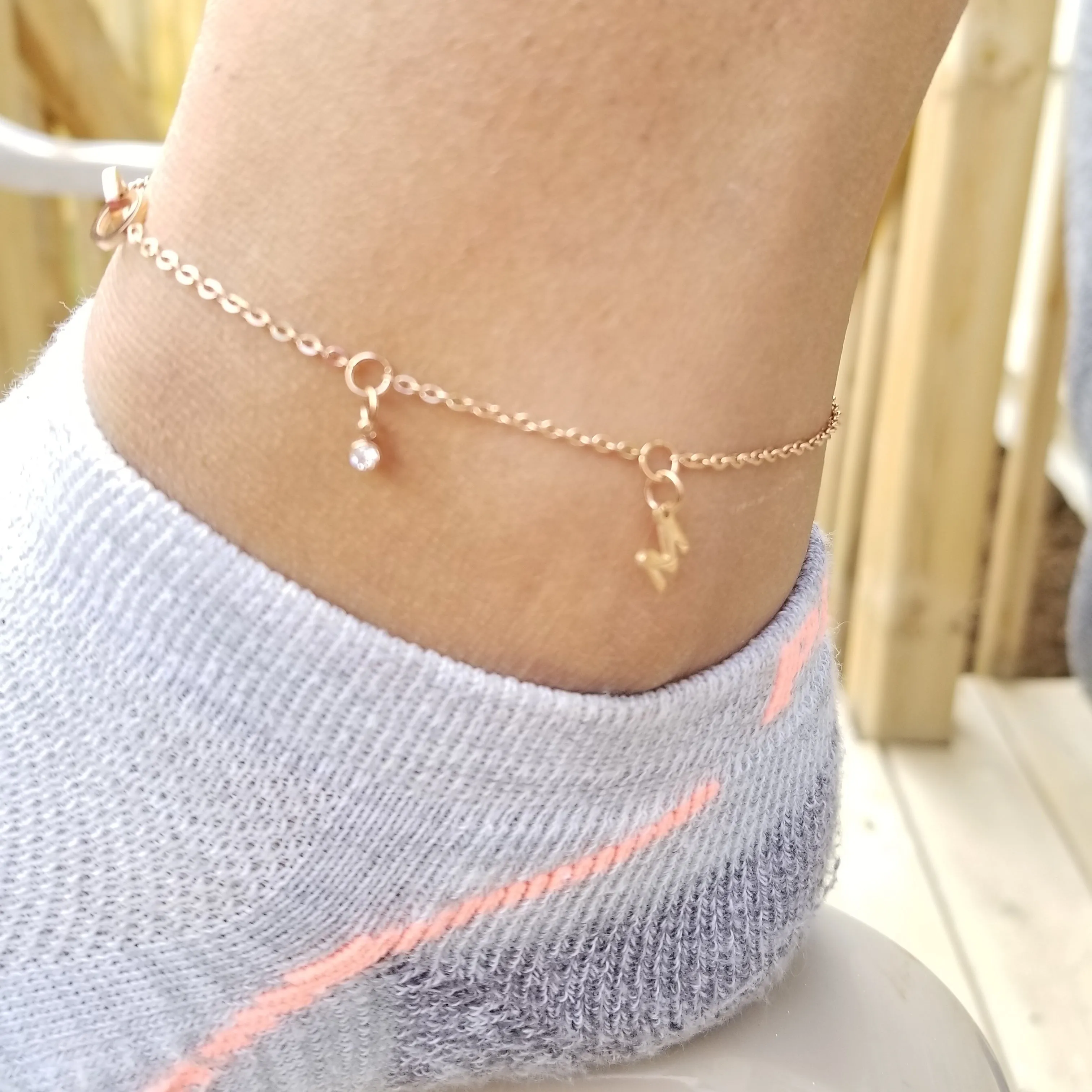 Rose Gold Ankle Chain