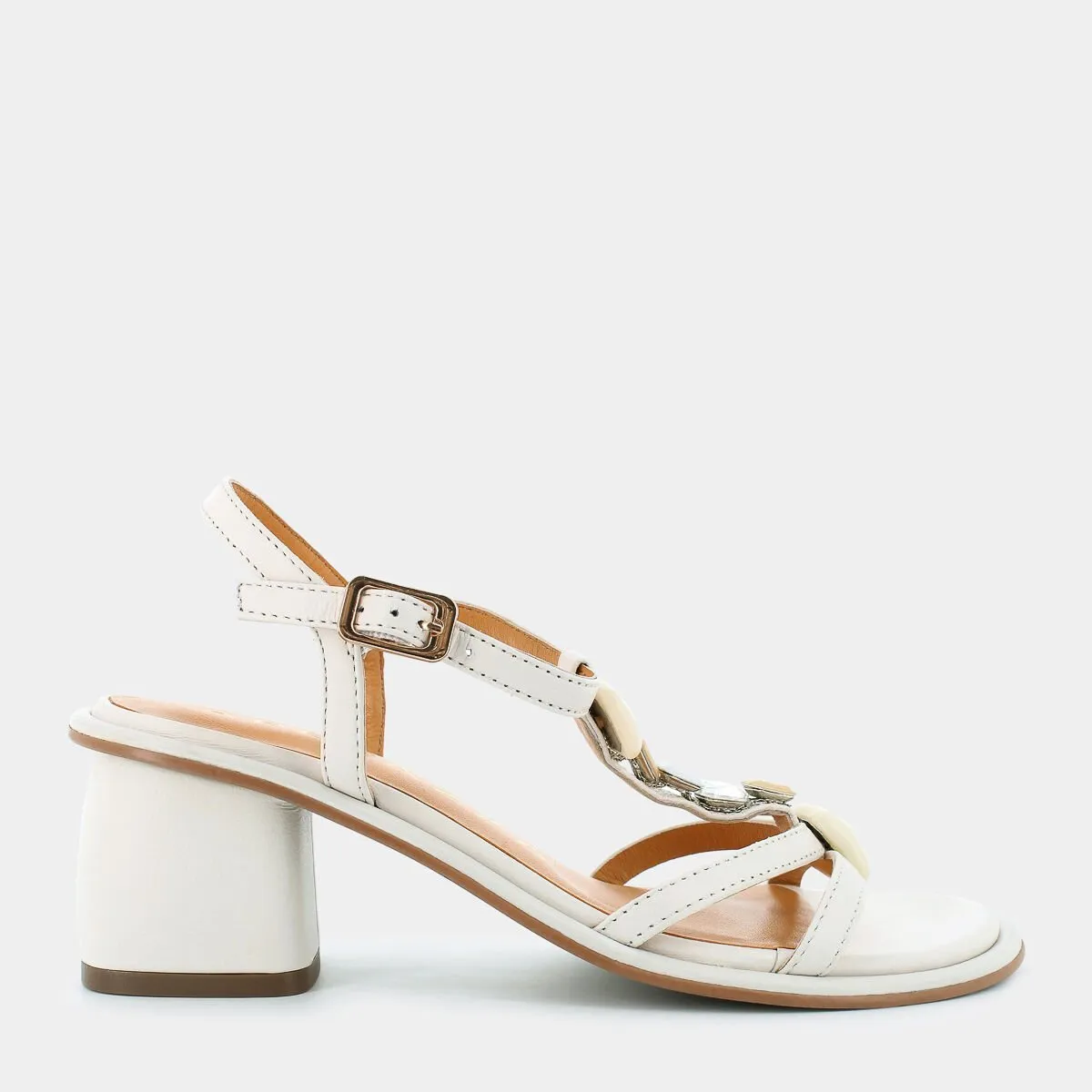 Sabina Bianco Sandals in S4 Spicy Collection