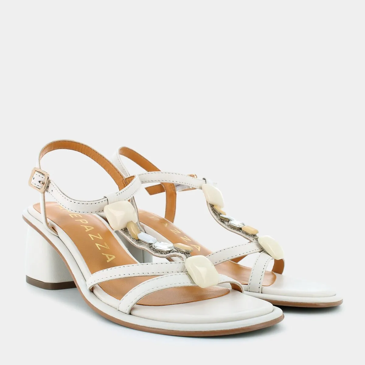 Sabina Bianco Sandals in S4 Spicy Collection