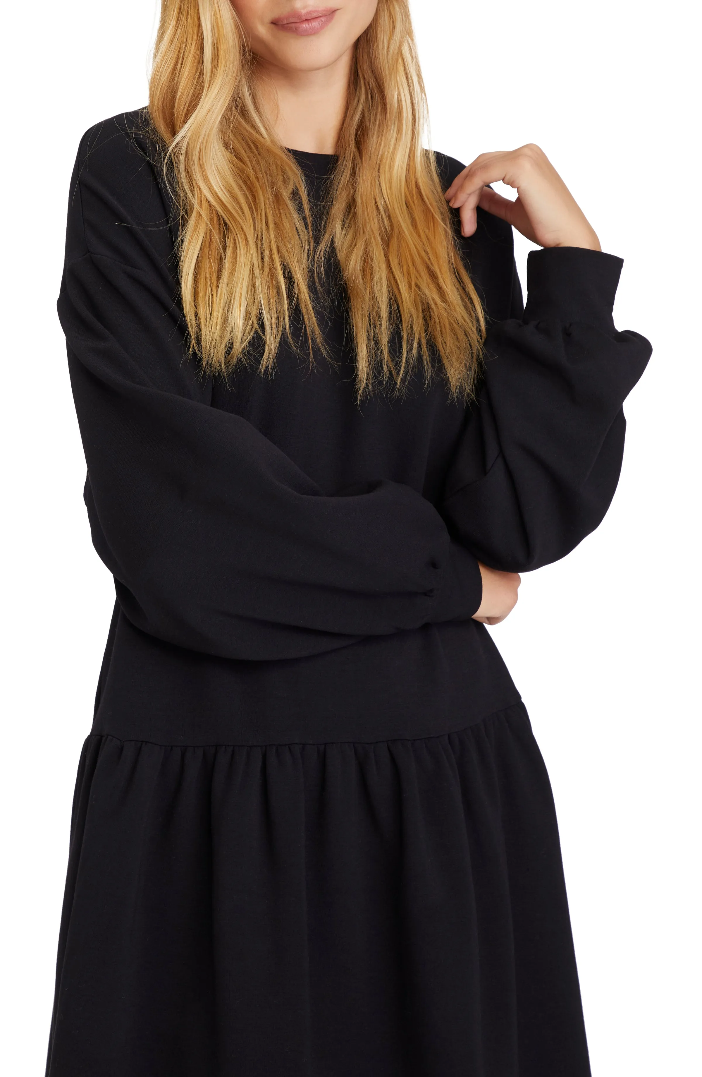 Sanctuary Women's So-Soft Black Sweat Dress