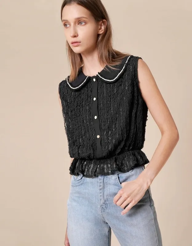 *Sleeveless Casual Top in Medium by SaturdayClub