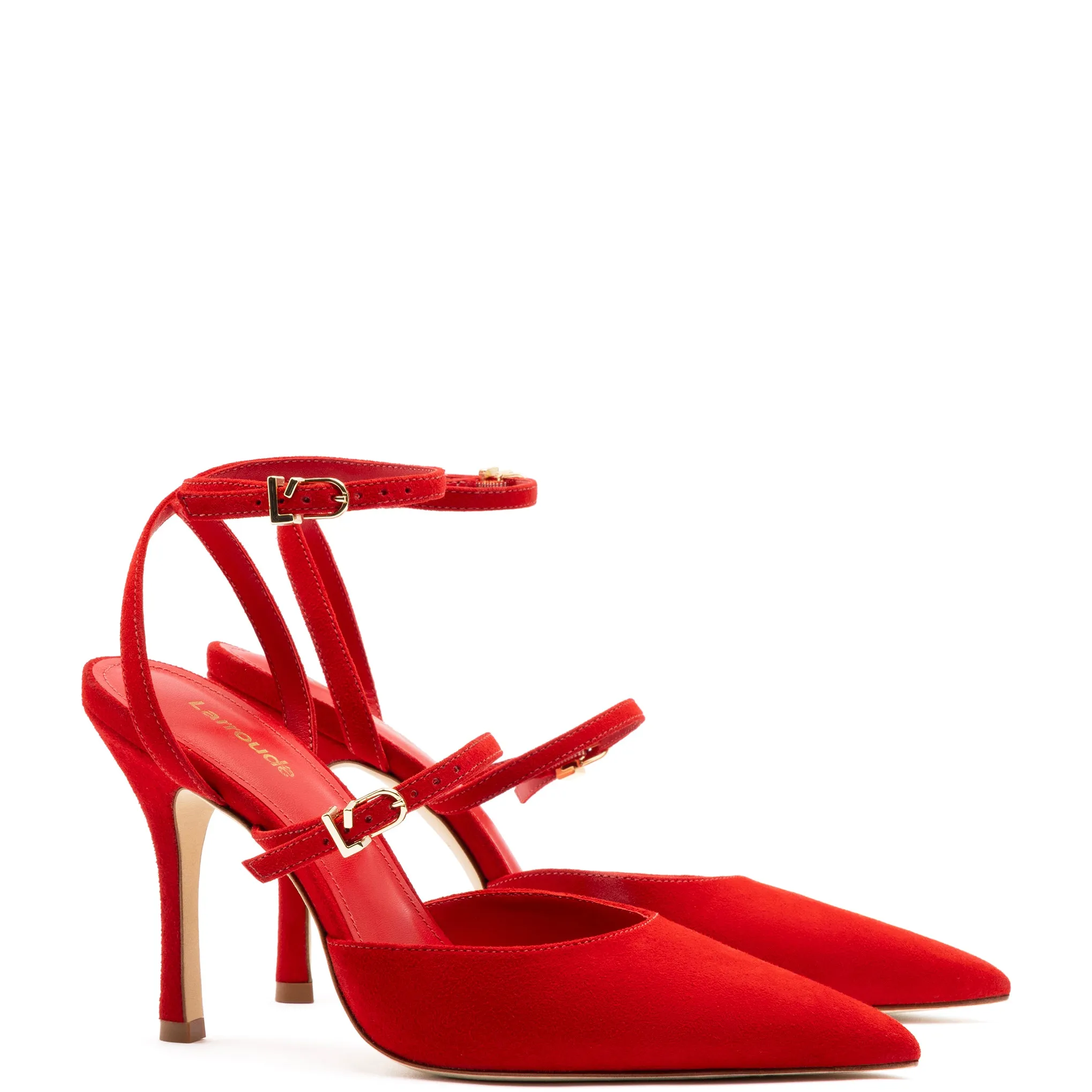 Scarlet Suede Kris Pump