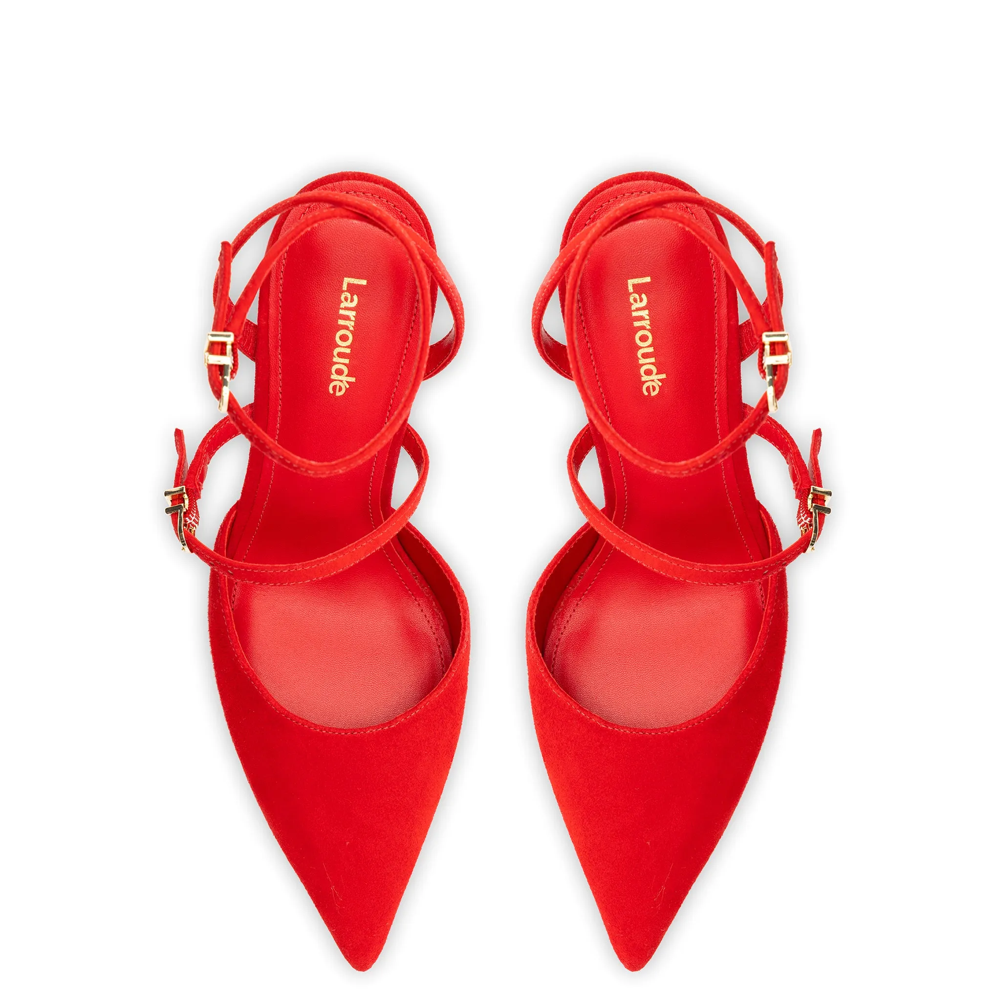 Scarlet Suede Kris Pump