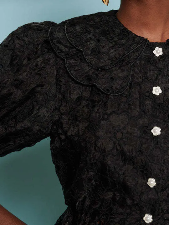 Sister Jane Lace Puff Sleeves