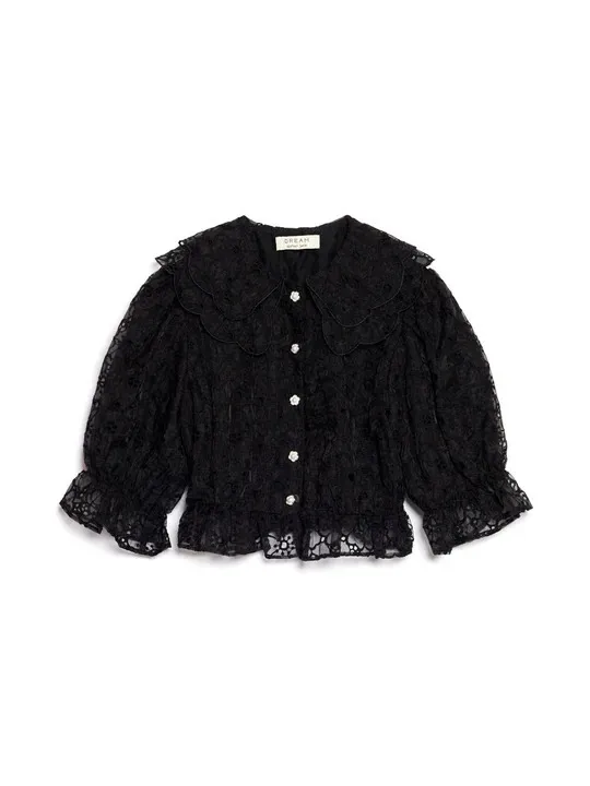 Sister Jane Lace Puff Sleeves