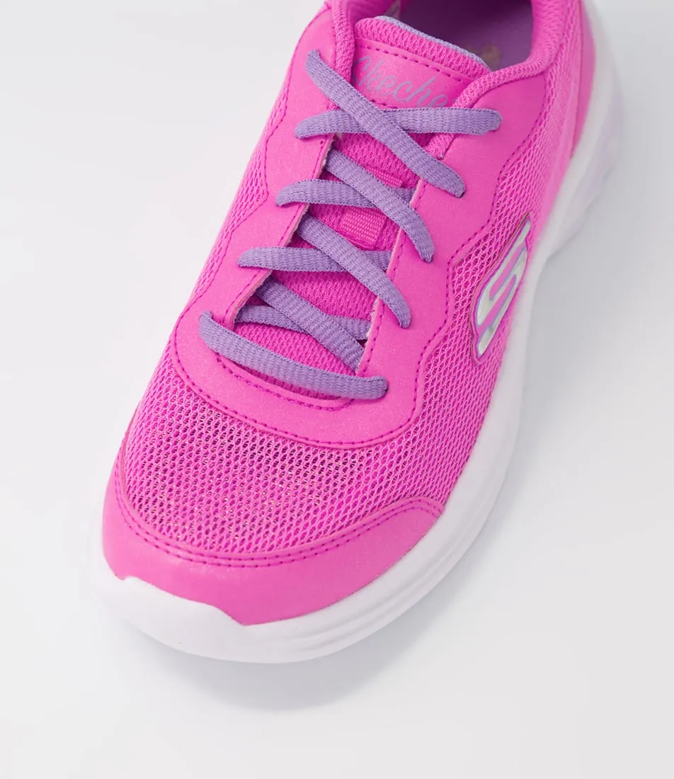 Pink Lavender Mesh Dreamy Dancer Sneakers by SKECHERS