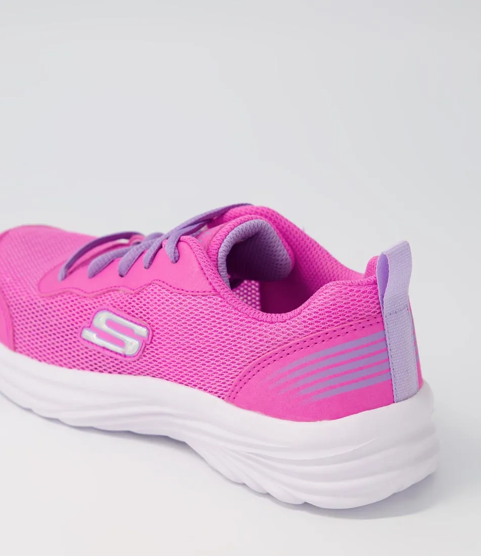 Pink Lavender Mesh Dreamy Dancer Sneakers by SKECHERS