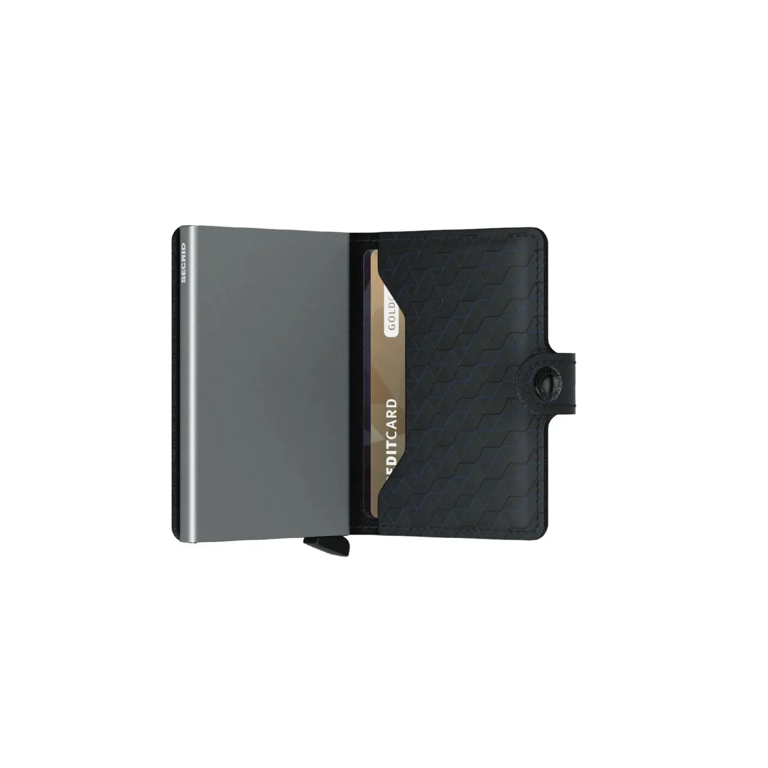 Mini Wallet in Black-Titanium