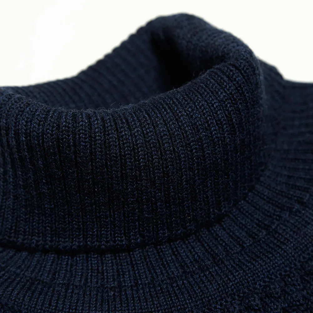 Indigo Melange Fisherman Sweater by S.N.S. Herning