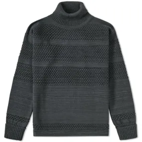 Titan Grey Fisherman Roll Neck Sweater by S.N.S. Herning