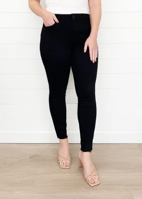 *Black Connie High Rise Skinny Jeans by KUT