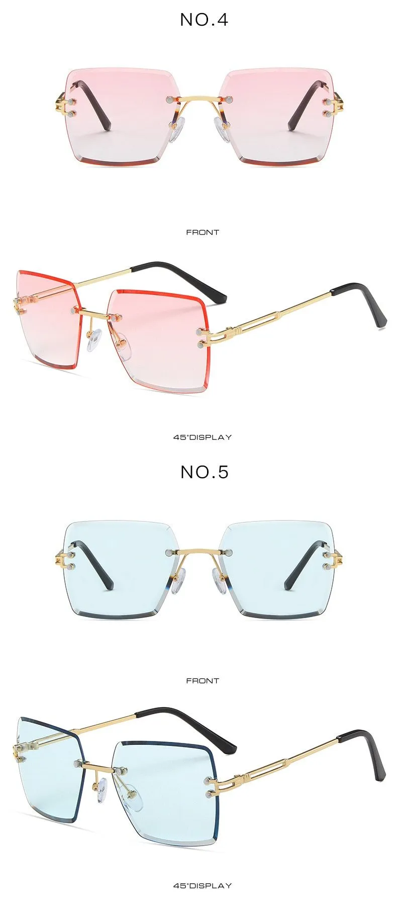 Square Cat Eye Sunglasses